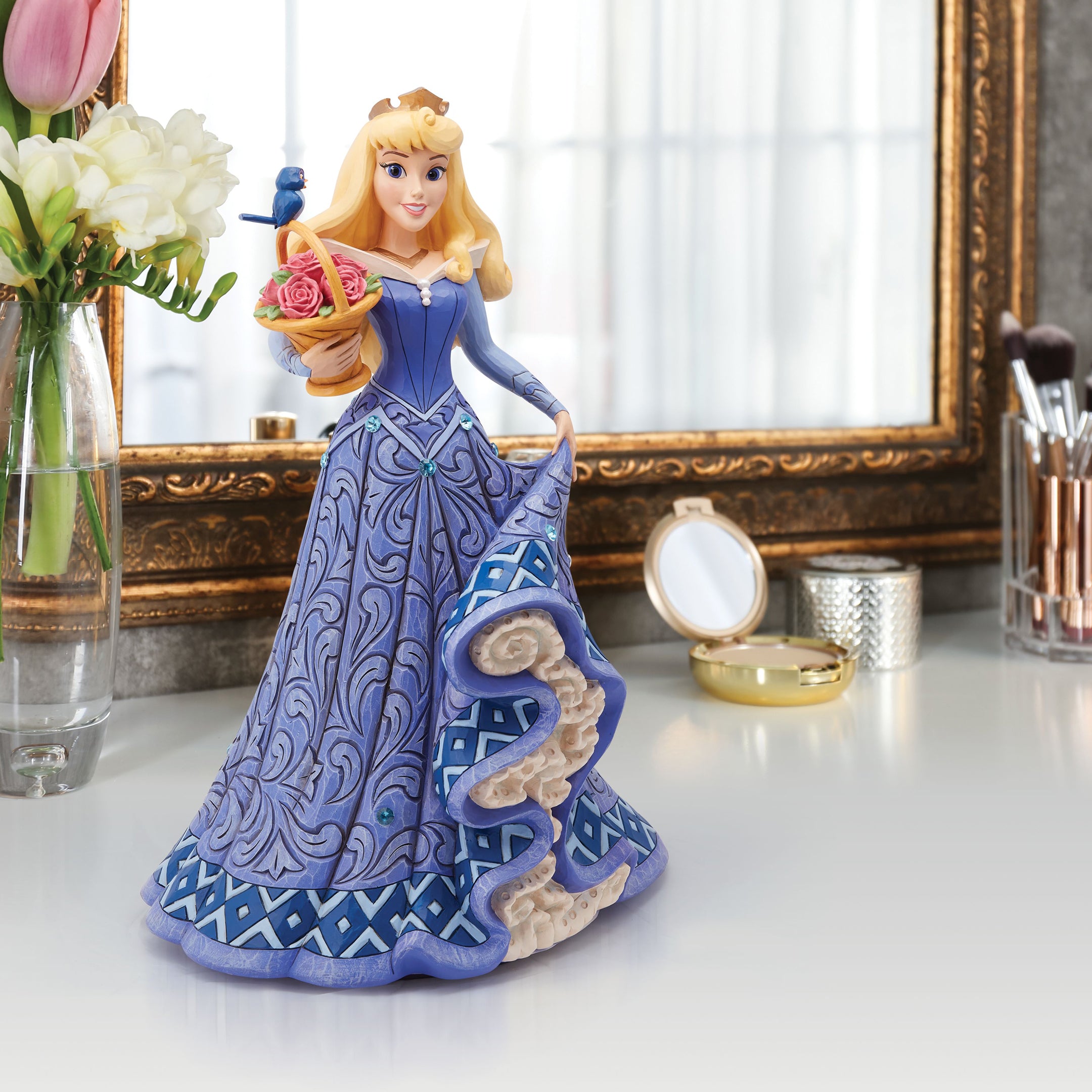 disney traditions princess castle dress Frozen Disney Traditions Princess Anna With Castle Dress (Jim Shore)