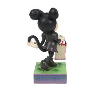 Jim Shore Disney Traditions: Minnie Mouse in Cat Costume Figurine sparkle-castle