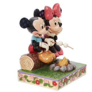 Jim Shore Disney Traditions: Mickey & Minnie By Campfire Figurine sparkle-castle