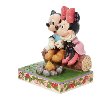 Jim Shore Disney Traditions: Mickey & Minnie By Campfire Figurine sparkle-castle