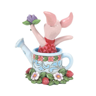 Jim Shore Disney Traditions: Piglet In Watering Can Figurine sparkle-castle