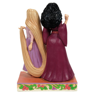 Jim Shore Disney Traditions: Rapunzel & Mother Gothel Figurine sparkle-castle