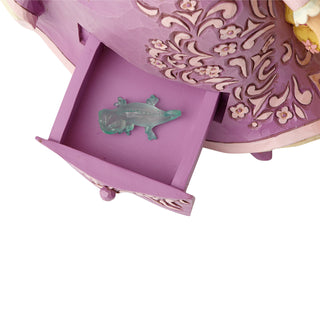Jim Shore Disney Traditions: Rapunzel with Pascal Charm Drawer Figurine sparkle-castle