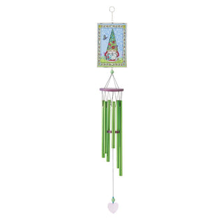 Jim Shore Heartwood Creek: Gnome Wind Chime sparkle-castle