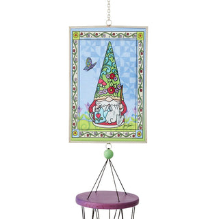 Jim Shore Heartwood Creek: Gnome Wind Chime sparkle-castle