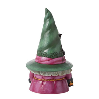 Jim Shore Heartwood Creek: Witch Gnome With Cauldron Figurine sparkle-castle