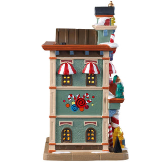 Lemax Caddington Village: Bella's Bon Bons sparkle-castle