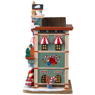 Lemax Caddington Village: Bella's Bon Bons sparkle-castle