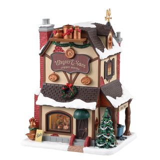 Lemax Caddington Village: Wagner & Sons Copper Works sparkle-castle