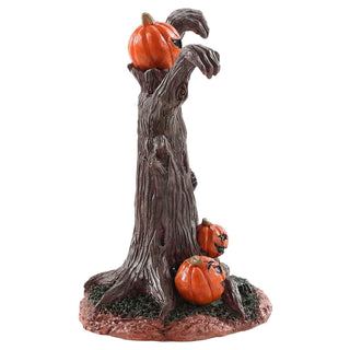 Lemax Spooky Town Halloween Village Accessory: Evil Pumpkin Tree sparkle-castle