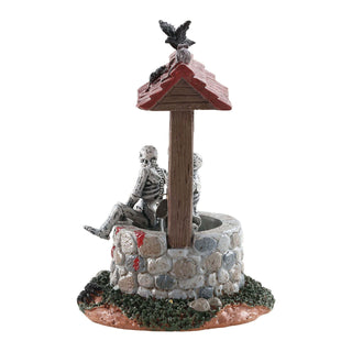 Lemax Spooky Town Halloween Village Accessory: Ghouls In Well sparkle-castle
