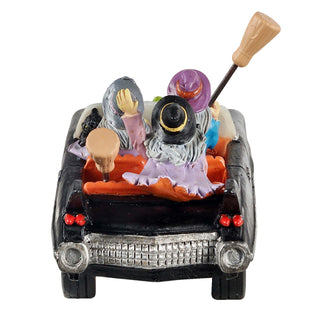 Lemax Spooky Town Halloween Village Accessory: Girls Night Out On Halloween sparkle-castle