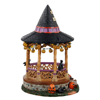 Lemax Spooky Town Halloween Village Accessory: Witch Gazebo sparkle-castle