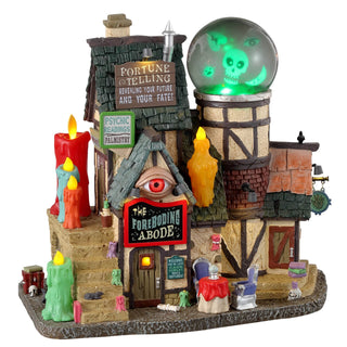 Lemax Spooky Town Halloween Village: The Foreboding Abode sparkle-castle