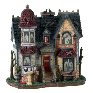 Lemax Spooky Town Halloween Village: The House of Shadows sparkle-castle