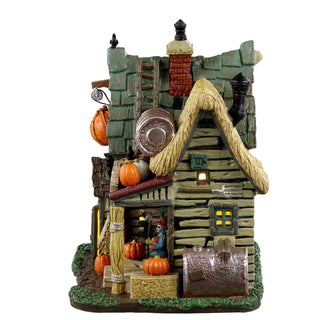 Lemax Spooky Town Halloween Village: "The Last Straw" House of The Scarecrow sparkle-castle