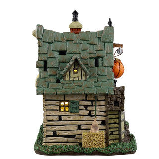 Lemax Spooky Town Halloween Village: "The Last Straw" House of The Scarecrow sparkle-castle