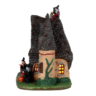 Lemax Spooky Town Halloween Village: The Witch's Cottage sparkle-castle