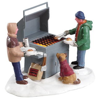 Lemax Vail Village Accessory: Grillin' & Chillin' sparkle-castle