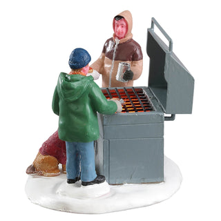 Lemax Vail Village Accessory: Grillin' & Chillin' sparkle-castle