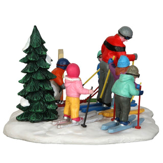 Lemax Vail Village Accessory: Ski School sparkle-castle