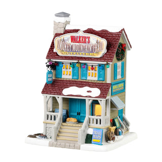 Lemax Vail Village: Walker's Smokey Mountain Trail Outfitters sparkle-castle