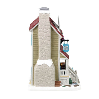 Lemax Vail Village: Walker's Smokey Mountain Trail Outfitters sparkle-castle