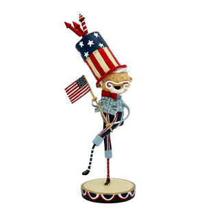 Lori Mitchell American Pride Collection: Bandstand Sam Figurine sparkle-castle