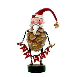 Lori Mitchell Christmas Collection: Jolly Jingle Santa Figurine sparkle-castle