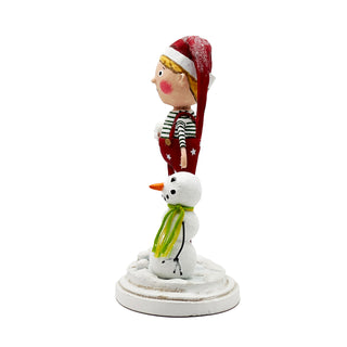 Lori Mitchell Christmas Collection: Snowy Joey Figurine sparkle-castle