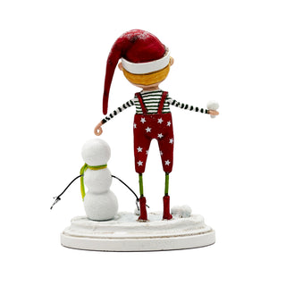Lori Mitchell Christmas Collection: Snowy Joey Figurine sparkle-castle