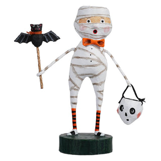 Lori Mitchell Halloween Collection: Mummy Boy Figurine sparkle-castle