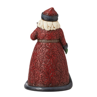 Jim Shore Heartwood Creek: Holiday Manor Santa with Bell Figurine sparkle-castle