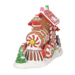 Department 56 North Pole Series: Gingerbread Supply Company sparkle-castle