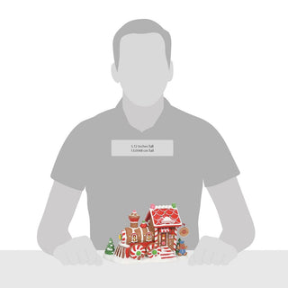 Department 56 North Pole Series: Gingerbread Supply Company sparkle-castle