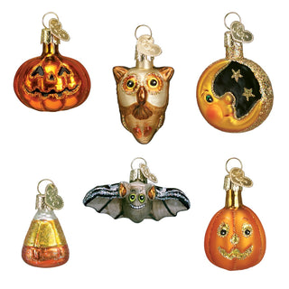 Old World Christmas: Assorted Mini Halloween Hanging Ornaments, Set of 12 sparkle-castle