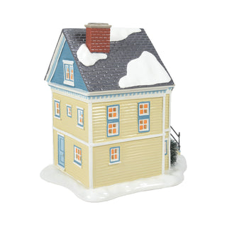 Department 56 Original Snow Village: 1231 Dunn Street sparkle-castle