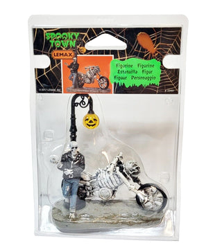 Lemax Spooky Town Halloween Village Accessory: Bad To The Bone sparkle-castle