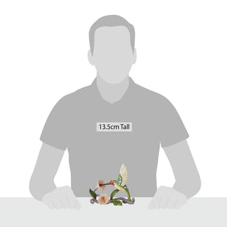 Jim Shore Heartwood Creek: Hummingbird Flower Figurine sparkle-castle