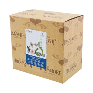 Jim Shore Heartwood Creek: Hummingbird Flower Figurine sparkle-castle