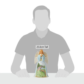 Jim Shore Heartwood Creek: Rainbow Bridge Angel Figurine sparkle-castle