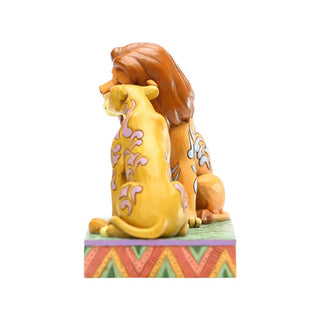Jim Shore Disney Traditions: Simba Nala Snuggling Figurine sparkle-castle