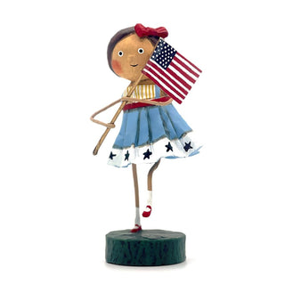 Lori Mitchell American Pride Collection: Little Betsy Ross Figurine sparkle-castle