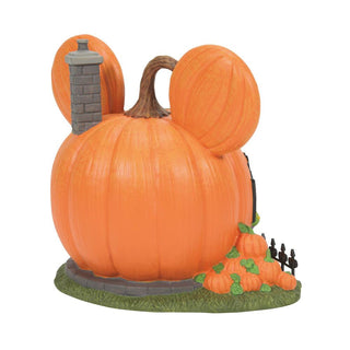 Disney Snow Village: Mickey's Pumpkintown House sparkle-castle