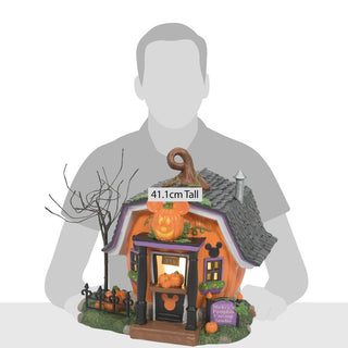 Disney Snow Village: Pumpkintown Carving Studio sparkle-castle