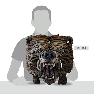 Edge Sculpture: Bear Bust sparkle-castle
