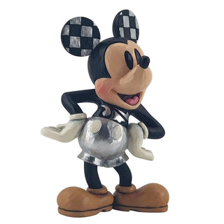Jim Shore Disney Traditions: 100th Anniversary Mickey Mouse Miniature Figurine sparkle-castle