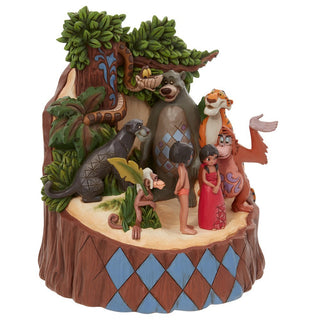 Jim Shore Disney Traditions: Jungle Book Carved Heart Figurine sparkle-castle