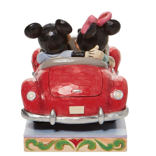 Jim Shore Disney Traditions: Mickey Minnie Car Figurine sparkle-castle