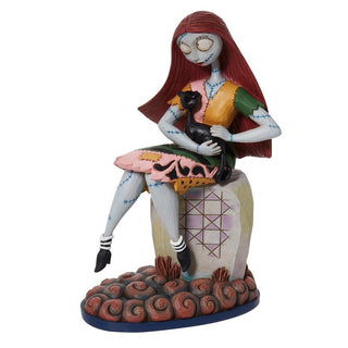 Jim Shore Disney Traditions: Sally on Gravestone With Cat Figurine sparkle-castle